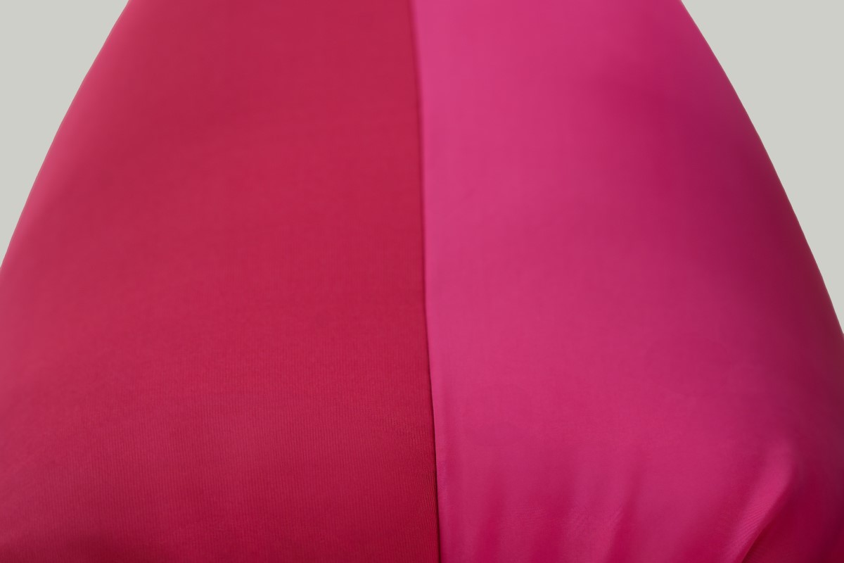 「スパンデックス生地」と「ジャージー生地」の組み合わせ